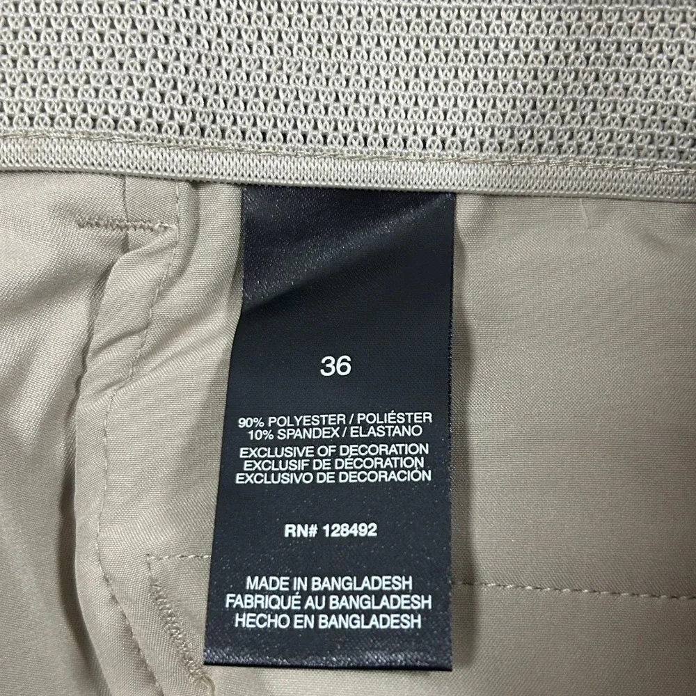 Greg Norman Golf‎ Shorts Mens 36 Tan Stretch Moisture Wicking Performance NWT